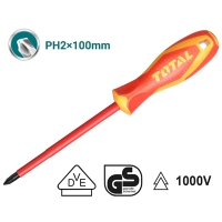 Tuốc nơ vít bake cách điện 1000V Total THTISPH2100