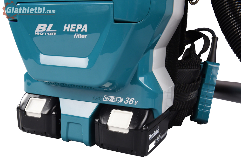 Máy hút bụi đeo vai dùng pin 18Vx2 Makita DVC261ZX18 (HEPA/BL)