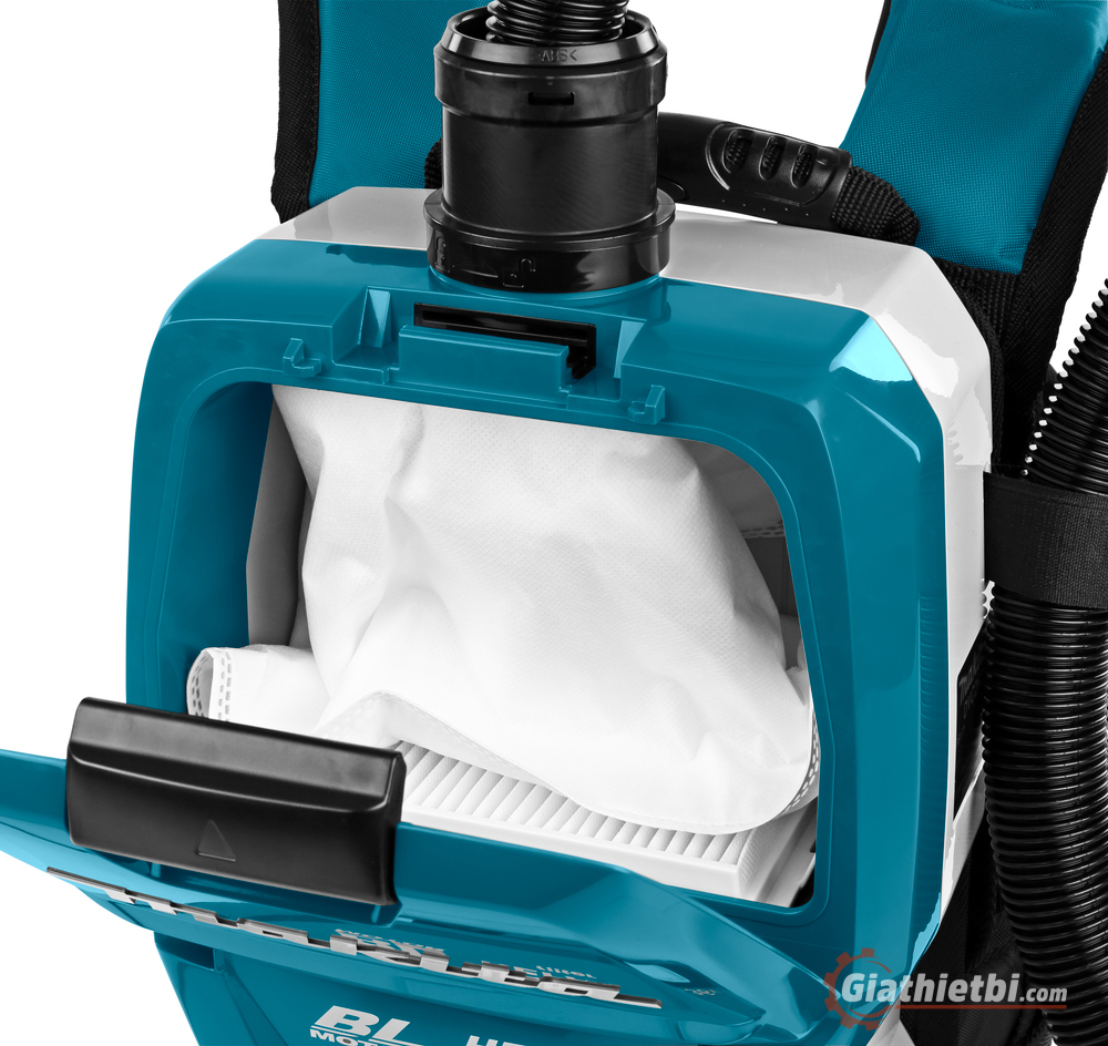 Máy hút bụi đeo vai dùng pin 18Vx2 Makita DVC261ZX5