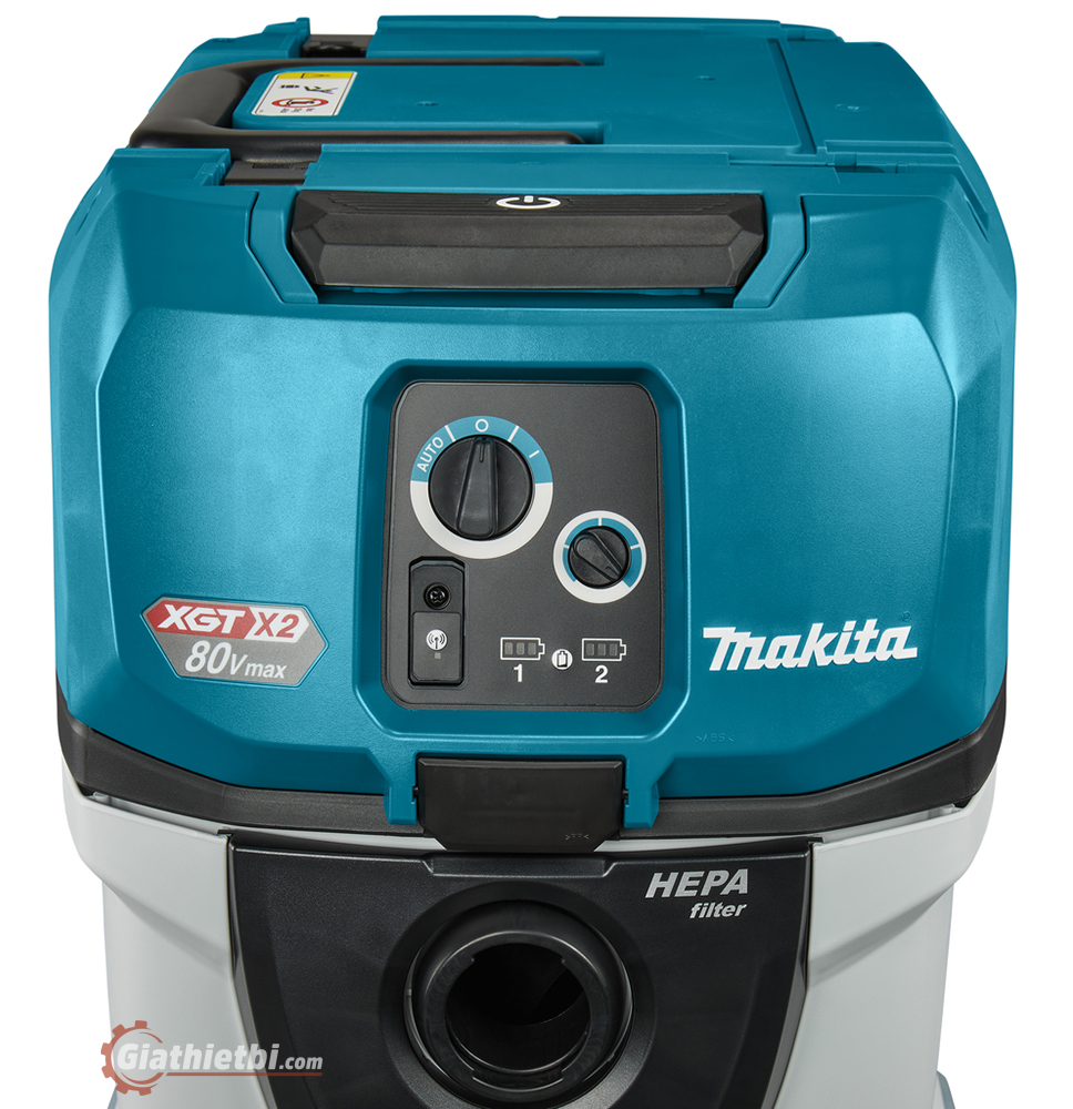 Máy hút bụi ướt & khô dùng pin Makita VC007GLZ (38L/AWS/BL)